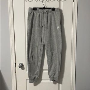 Nike grey sweatpants size medium